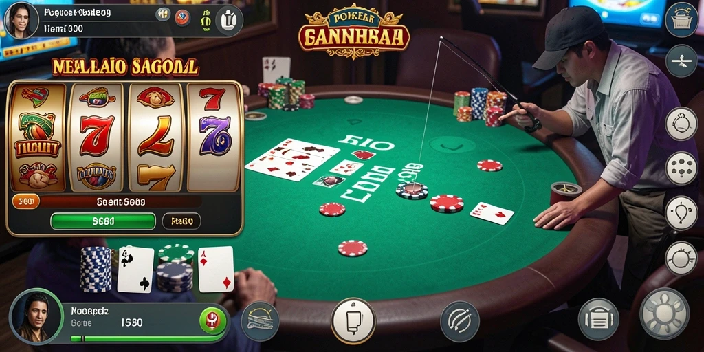 Tangkapan layar menunjukkan aksi mendebarkan dalam game.