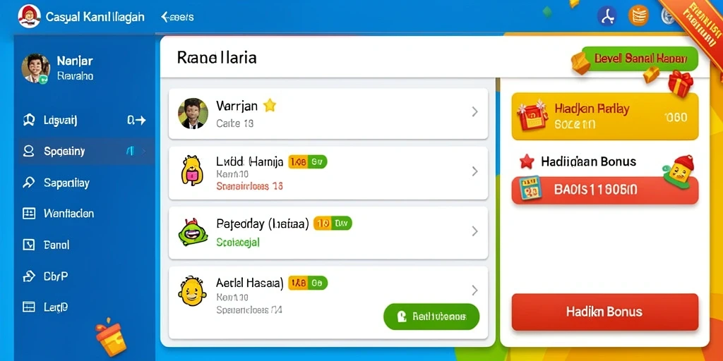 Tampilan beranda yang ramah pengguna dan menarik.