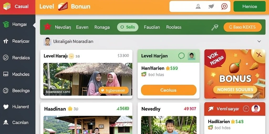 Antarmuka aplikasi HUKUMTOTO yang menarik dan intuitif.