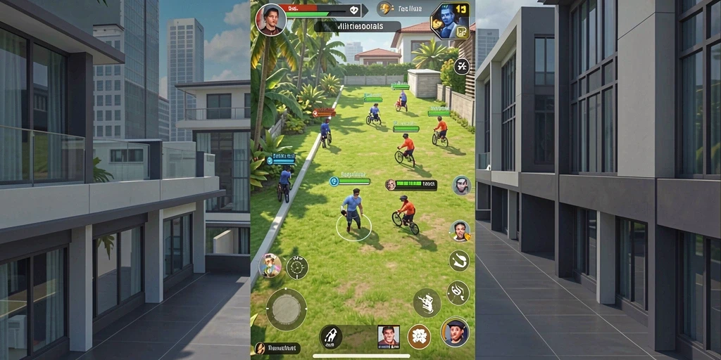 Tangkapan layar pertarungan seru melawan monster.