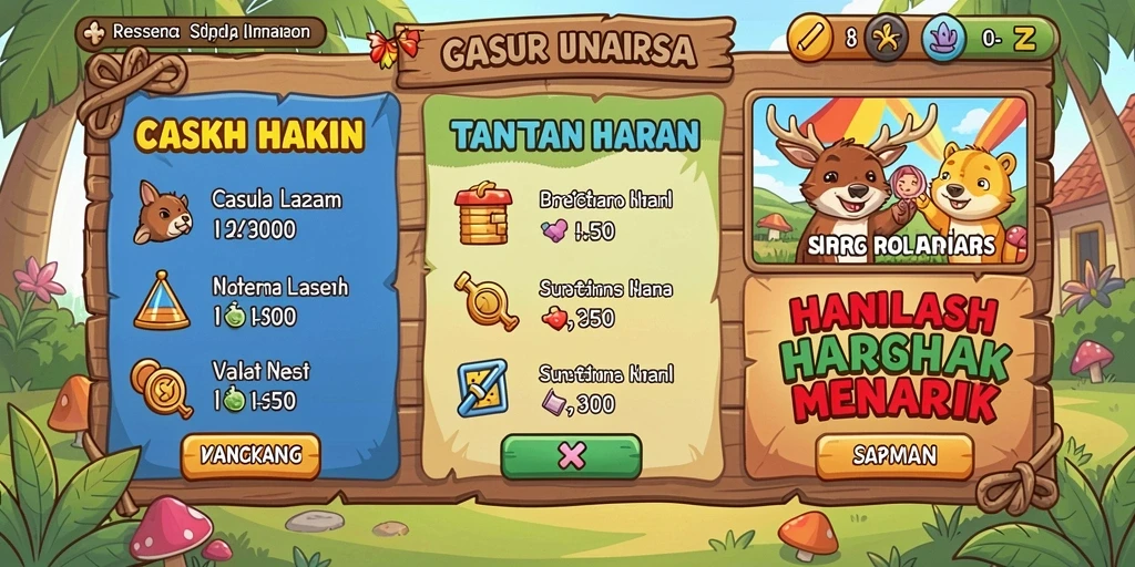 Tampilan antarmuka yang intuitif dan menarik.