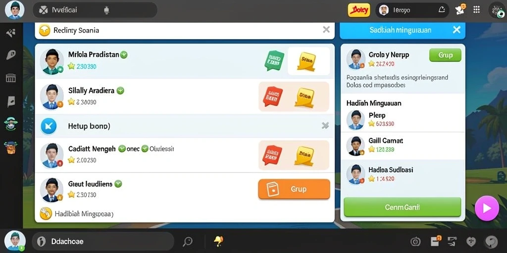Tampilan antarmuka yang menarik dan user-friendly.