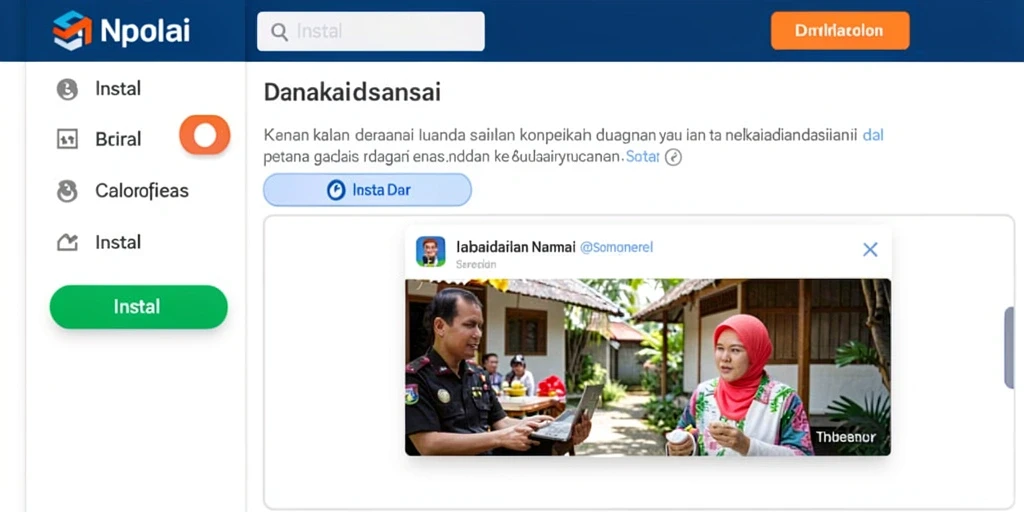 Tampilan antarmuka yang ramah pengguna.