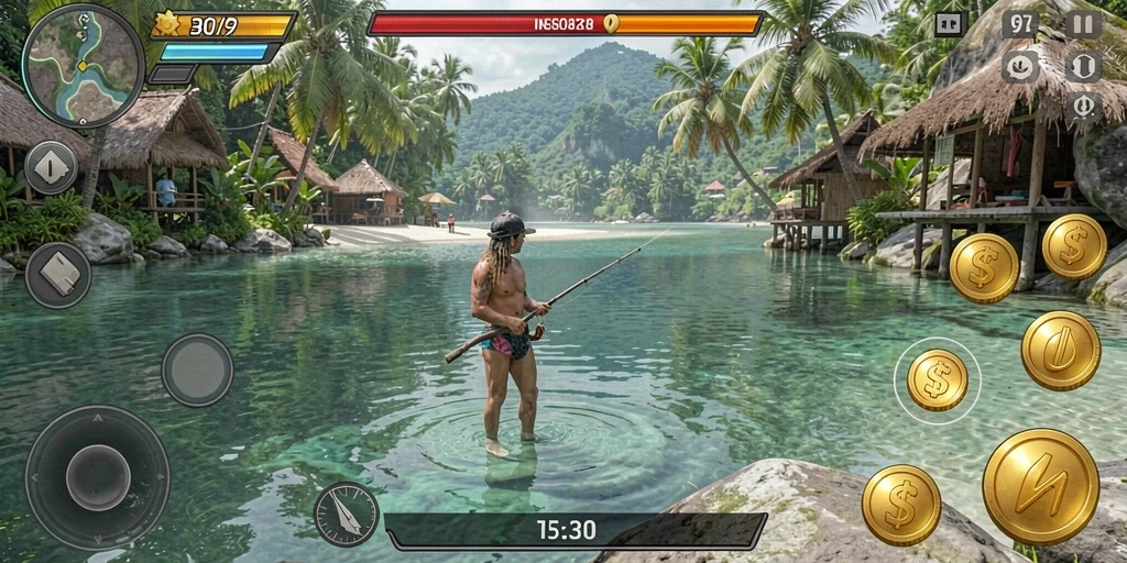 Tampilan menu utama yang menarik dan mudah diakses.