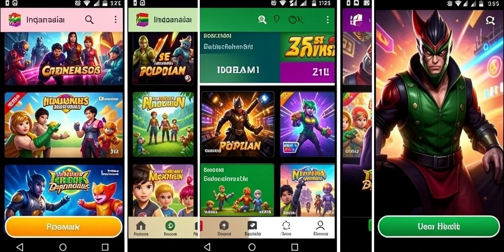Tampilan antarmuka yang intuitif dan menarik.