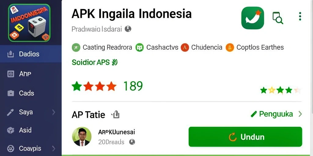 Screenshot menampilkan antarmuka pengguna yang intuitif.