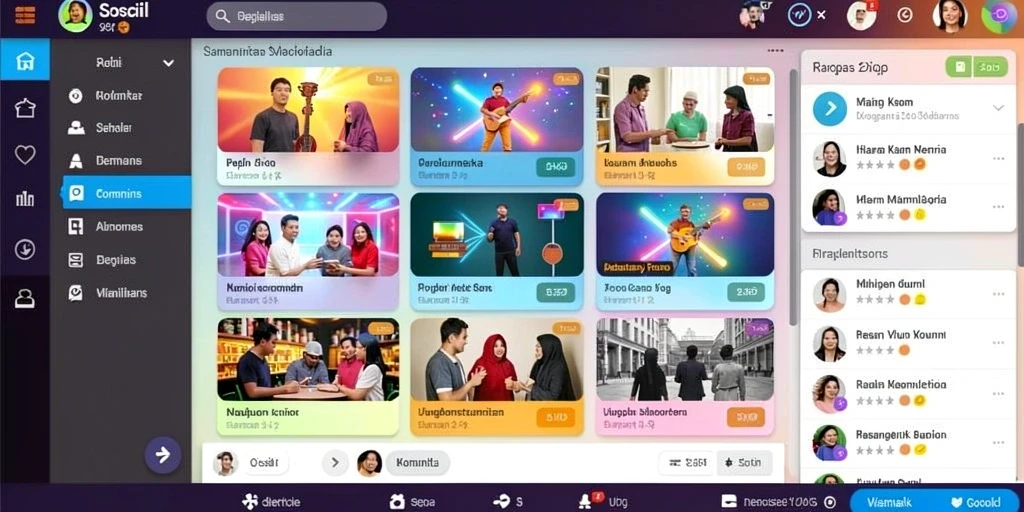 Tampilan antarmuka yang ramah pengguna.